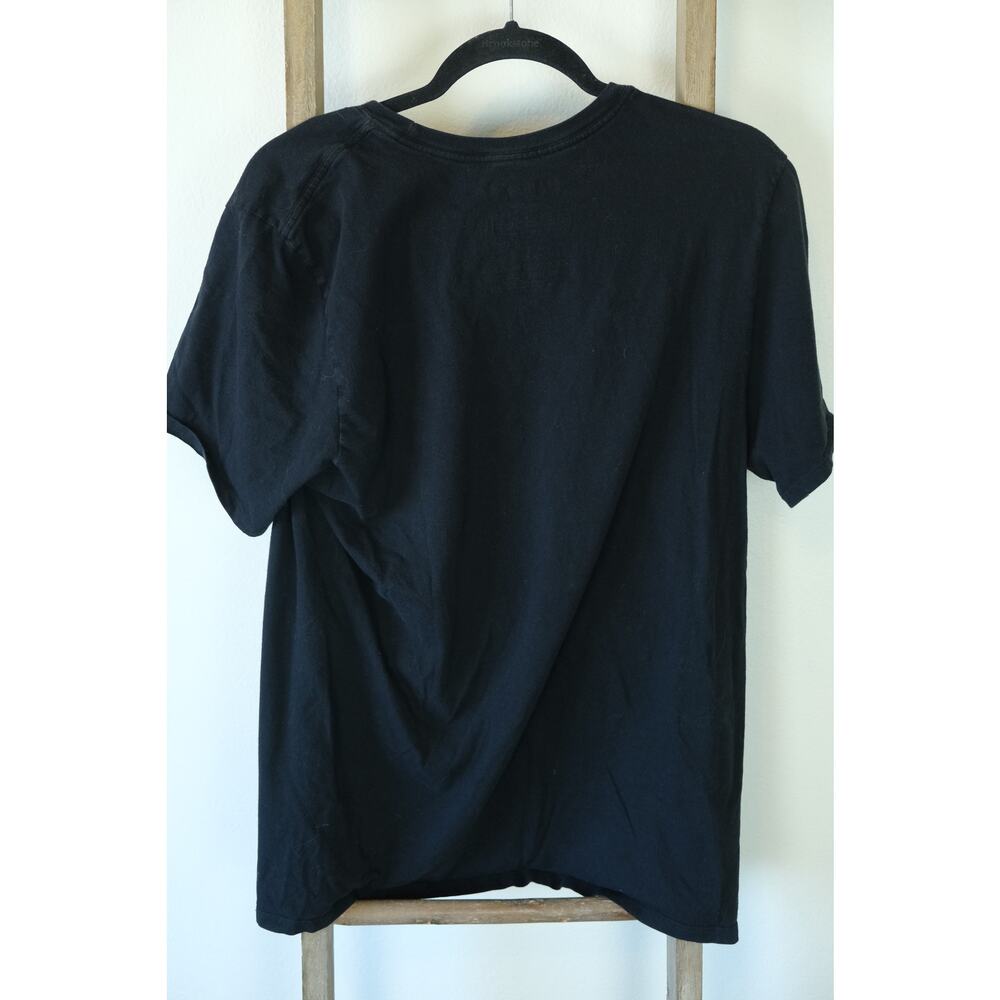 Hurley Mens Logo Black Short Sleeve TShirt Size Large Skater Tee - Picture 4 of 4